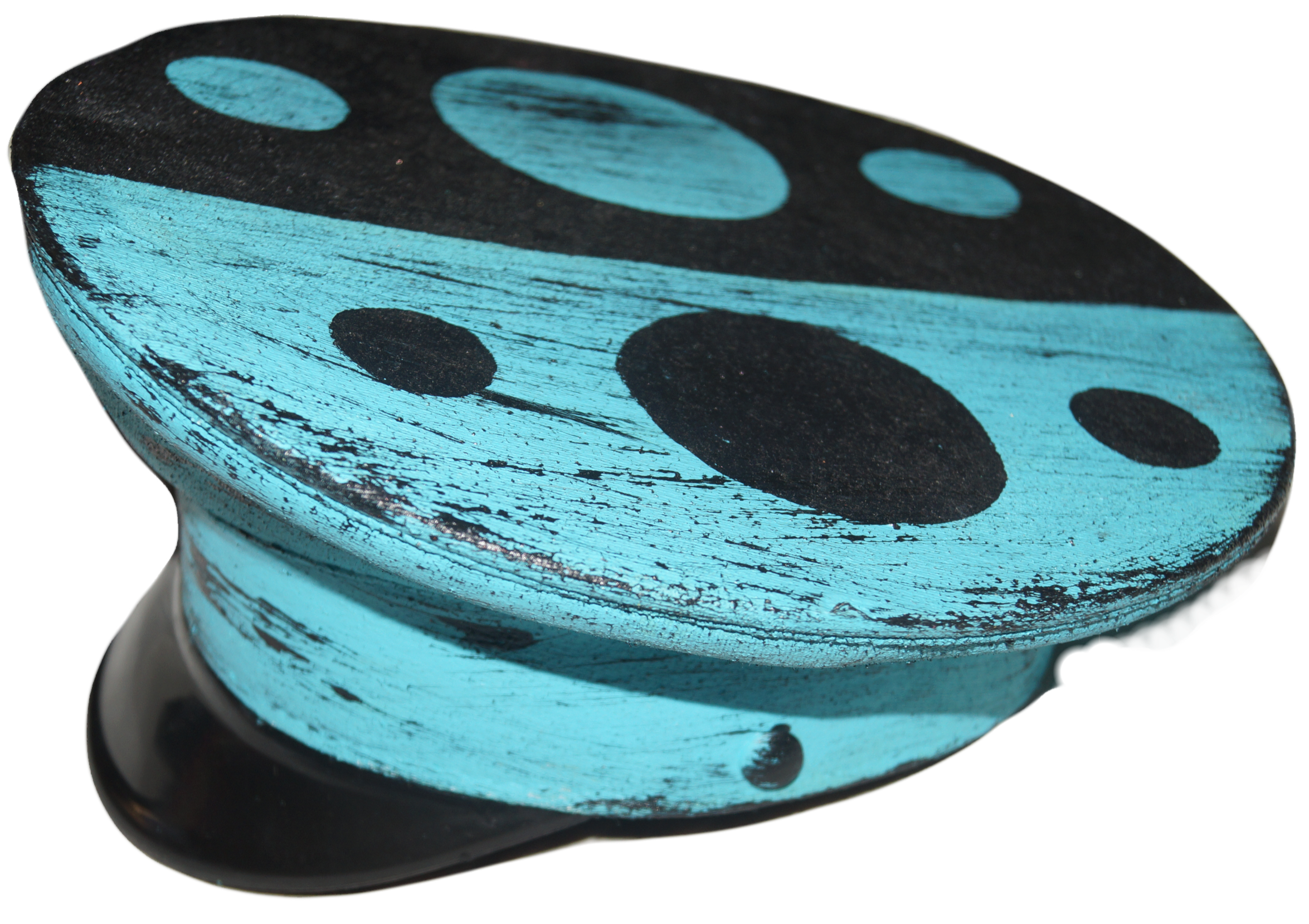 Domino Blues Painted Military Cap