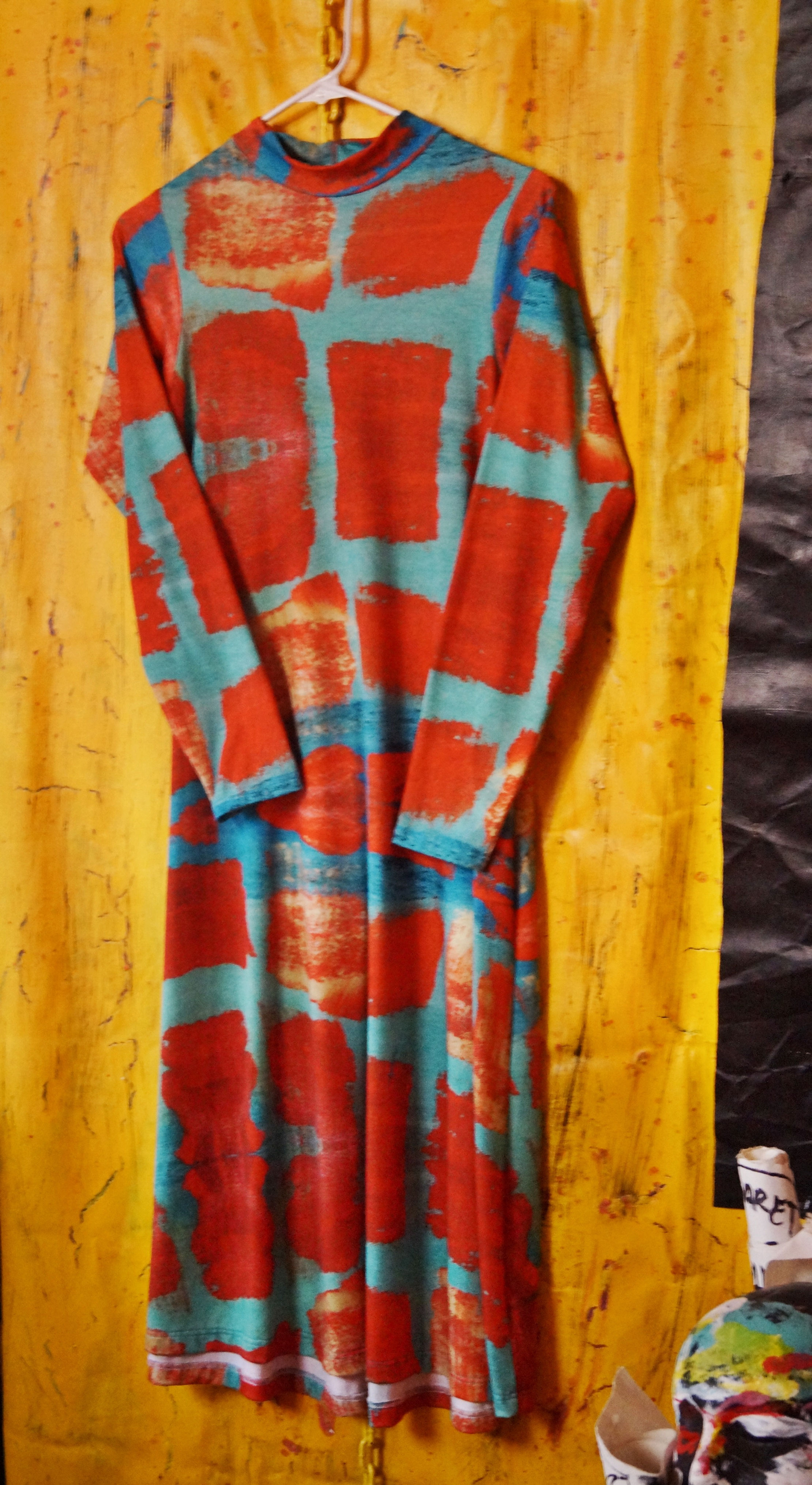 S/M - Another Brick In the Wall Long Sleeve Dress
