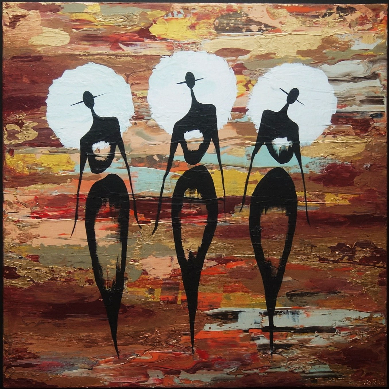 The Cool People (Bombshells II) Custom Canvas (22 x 22")