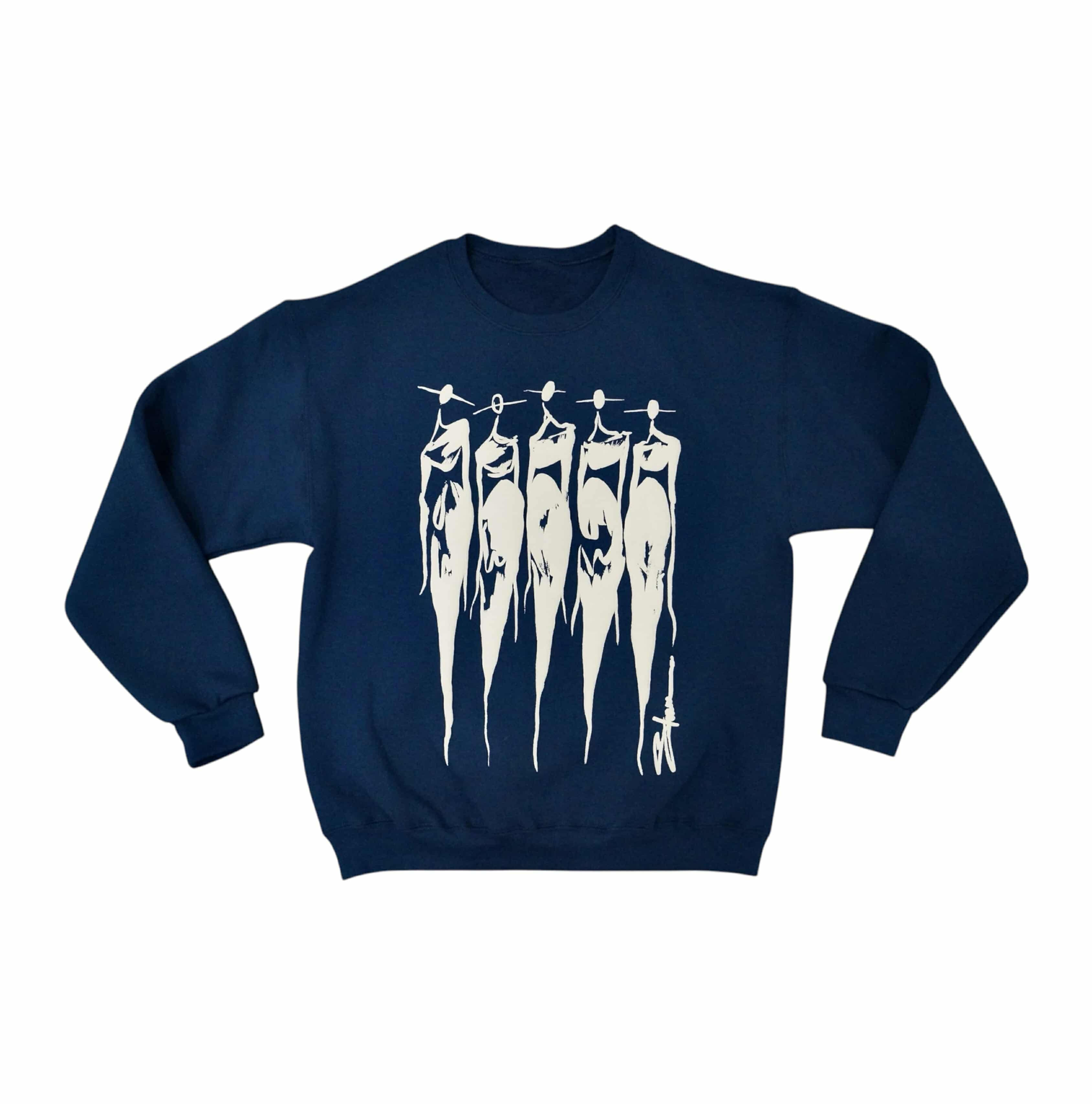 The Cool People Puff Print Sweatshirt