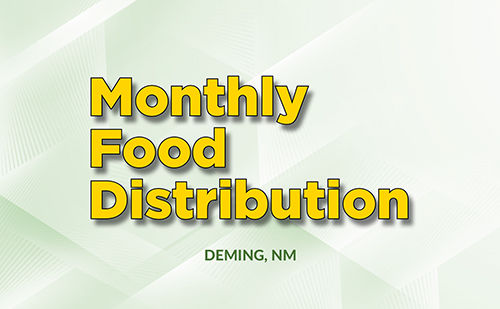 Monthly Food Distribution Events in Deming - 2025