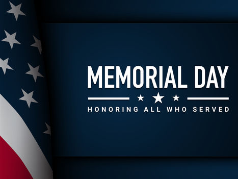 May 27, 2024 Holiday Closure