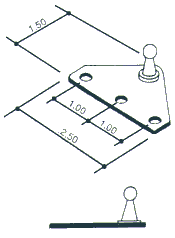 Gas Spring Bracket LG-SB169 14GA