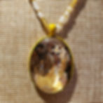 haND MAde STauNTon:Enamel Art Glass Pendant