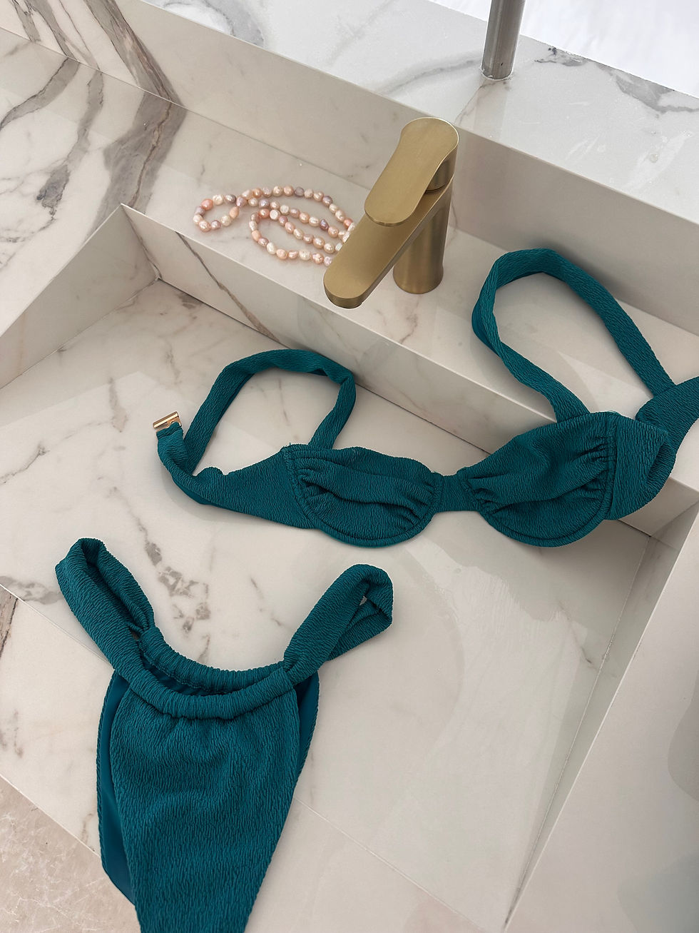 Turks & Caicos Teal Two Piece