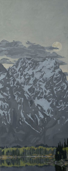Moonlit tetons