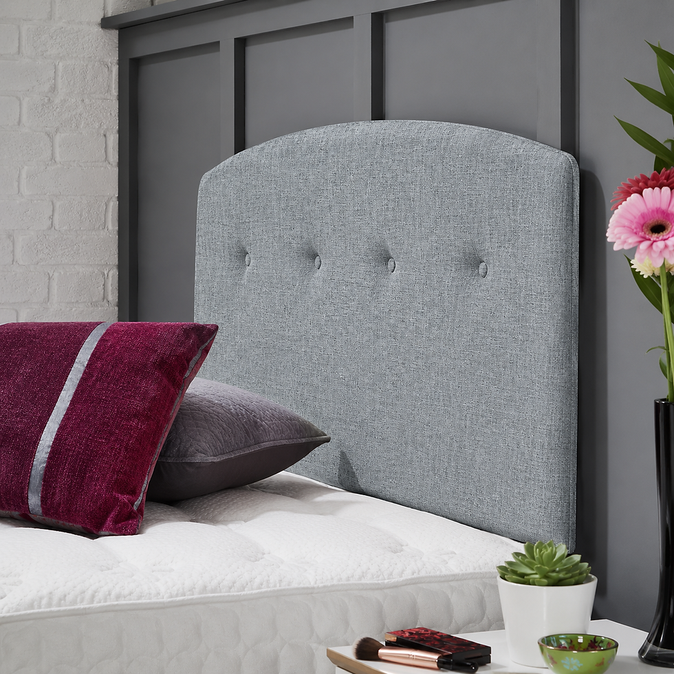 Thumbnail: Hexham Headboard in Ascott Grey