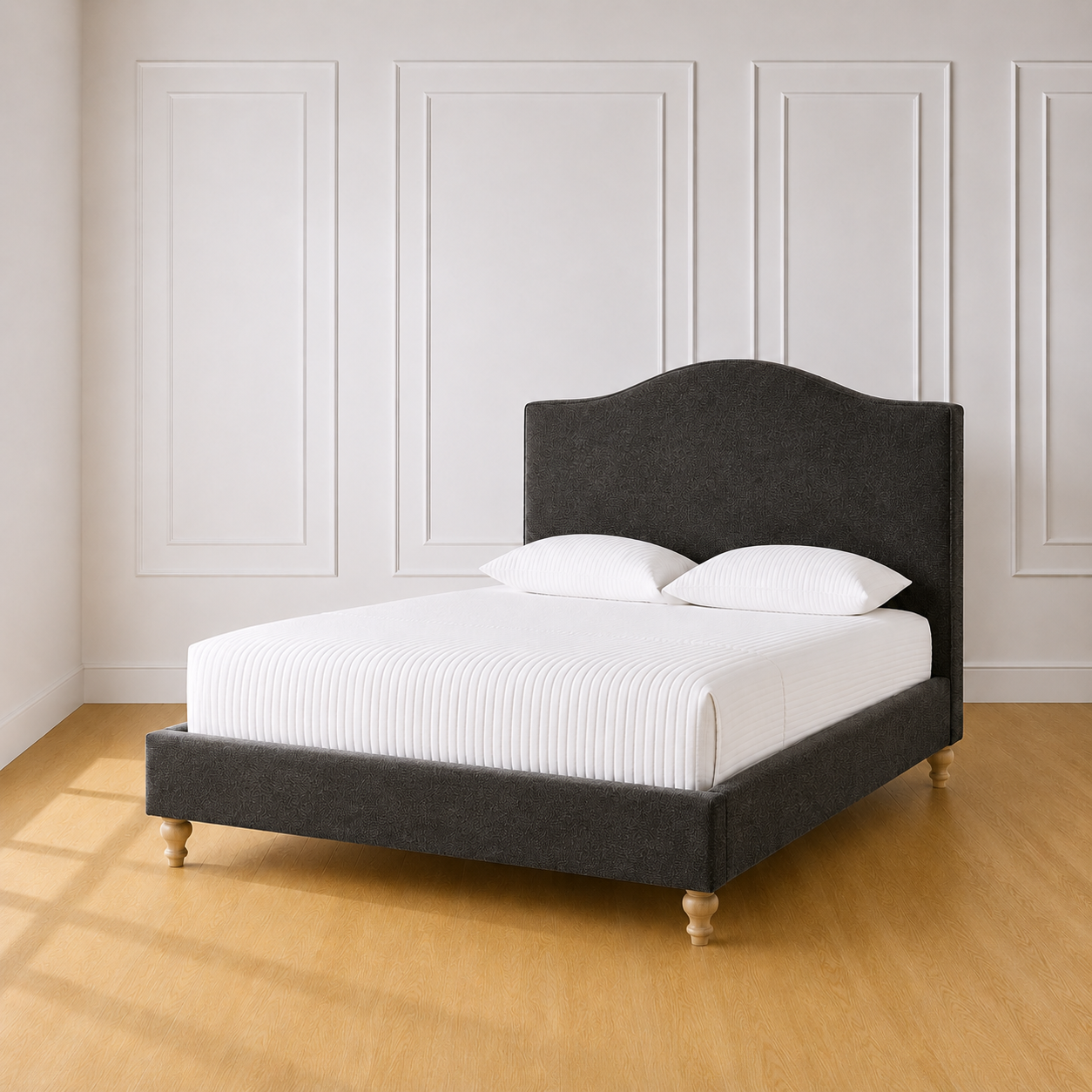 Inverary Bed Frame in Venice Anthracite