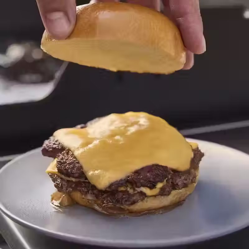 Miniatura: Prensa para hamburguesas aplastadas Weber® Griddle