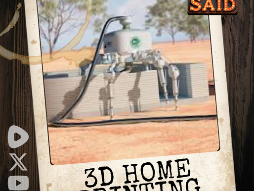 3D Printing Houses, and they might do this on the Moon...