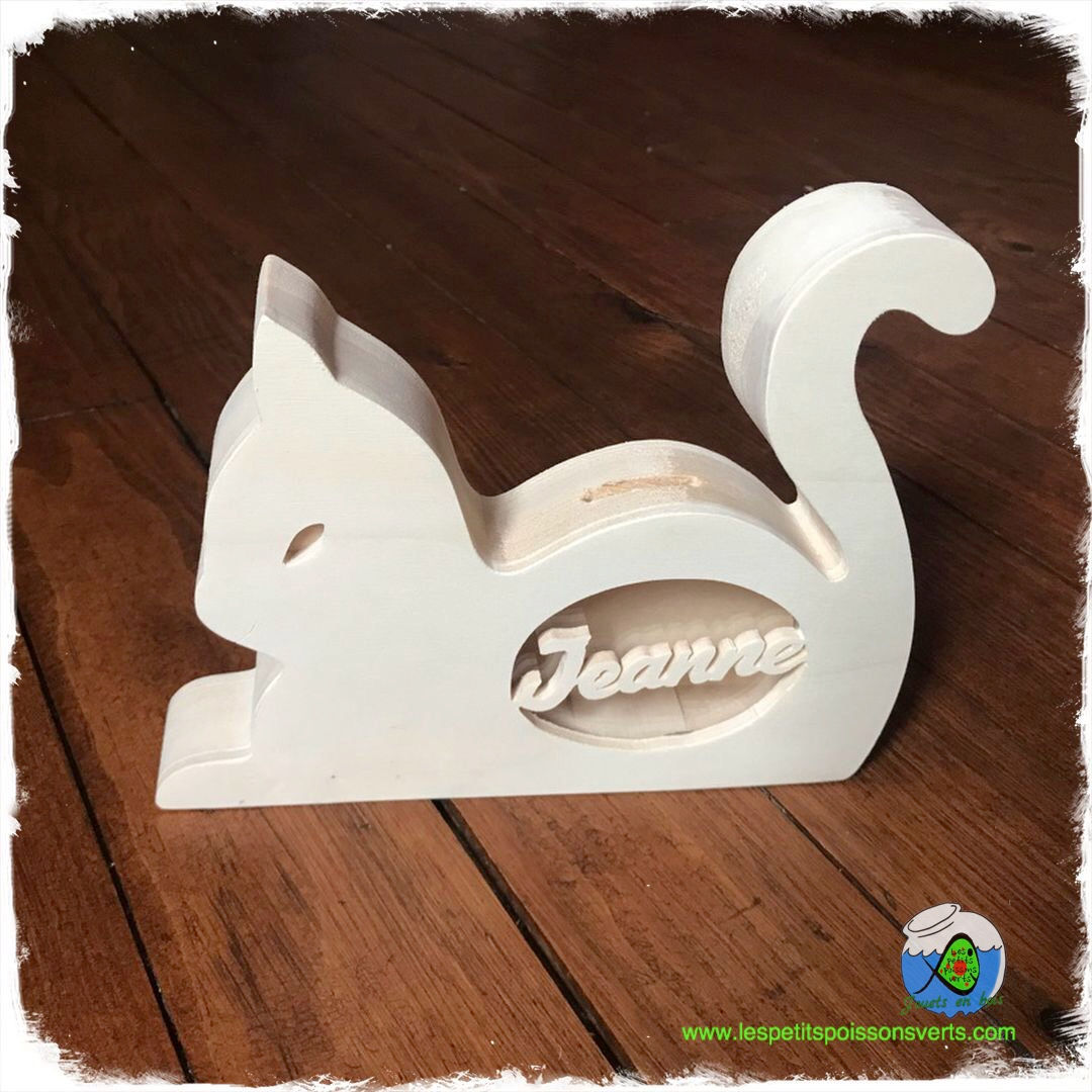 Tirelire chaton personnalisable
