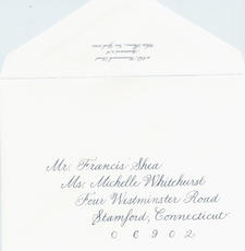 COPPER PLATE ENVELOPE