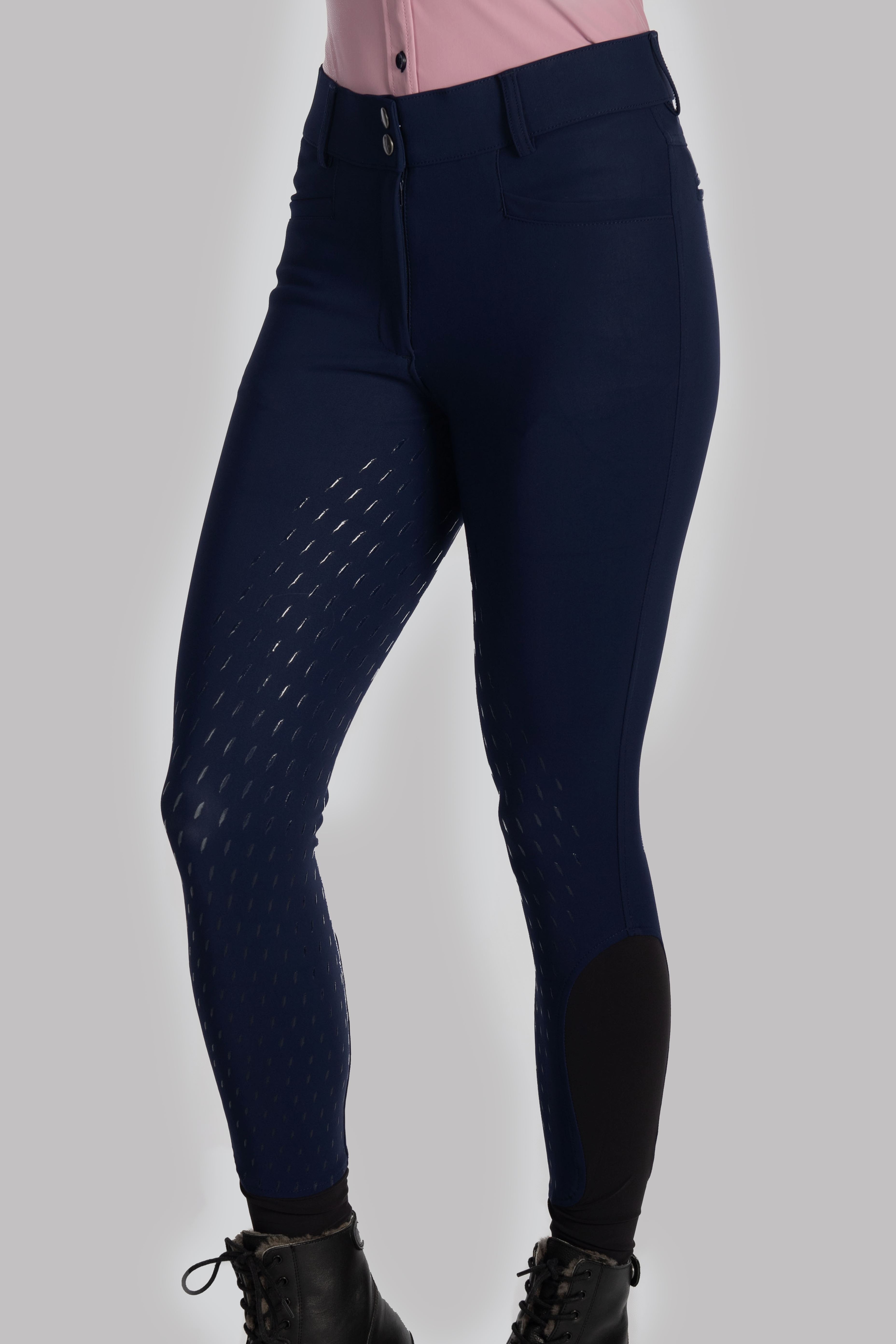Mid-Rise Chique Breeches in Navy