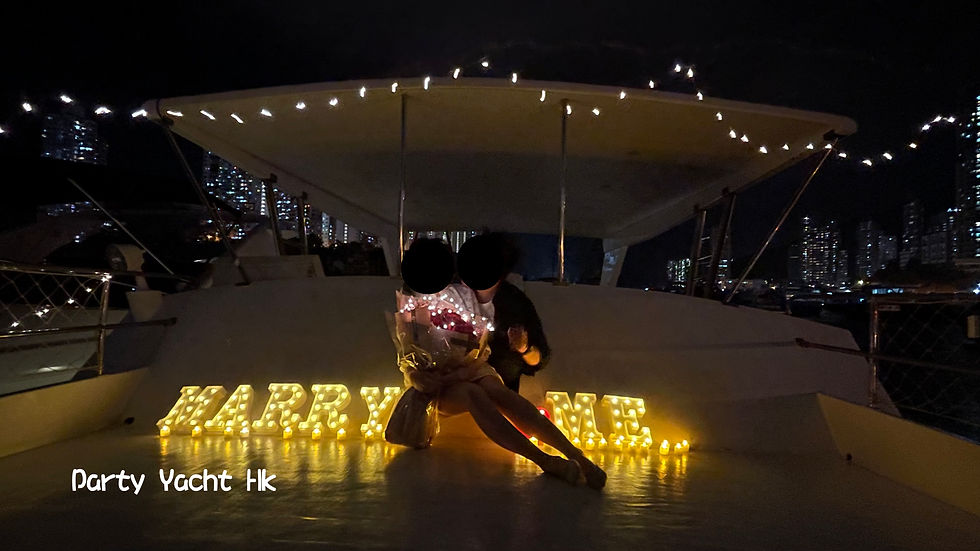 縮圖：遊艇求婚