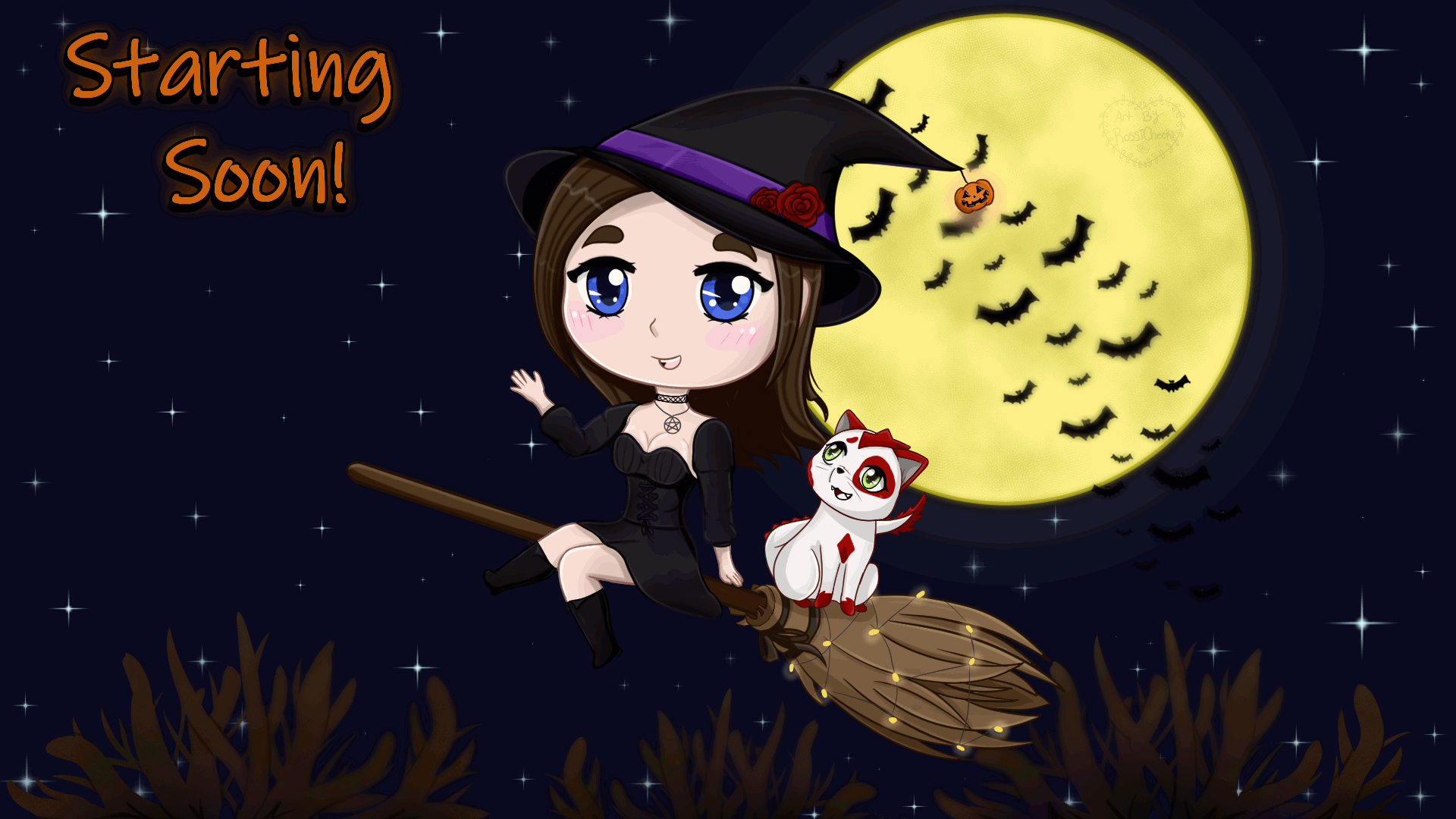 RossiCheeks(Me) Halloween Scene