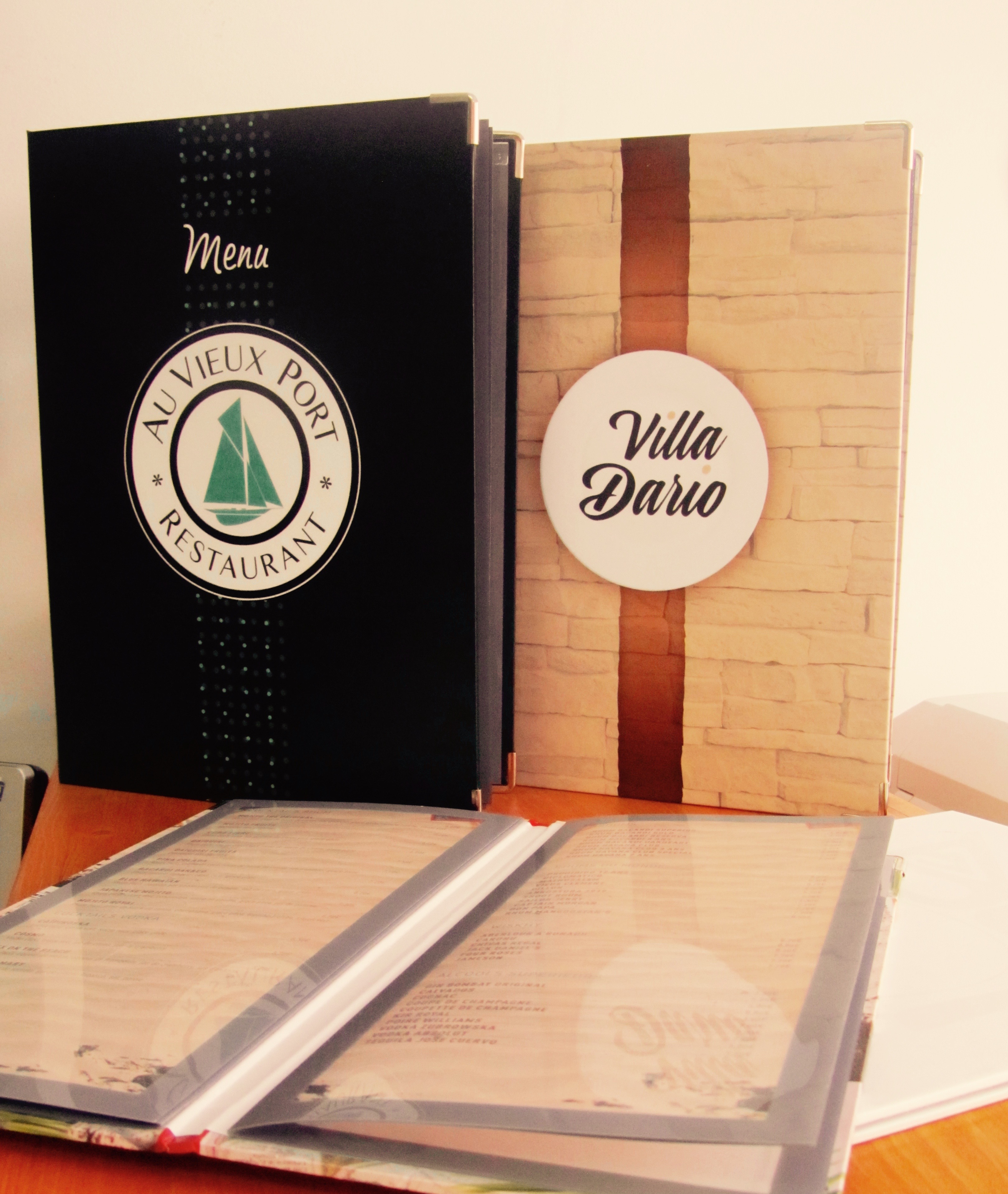 Porte menu "fait maison"