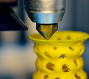 Yellow 3D Printed Shape