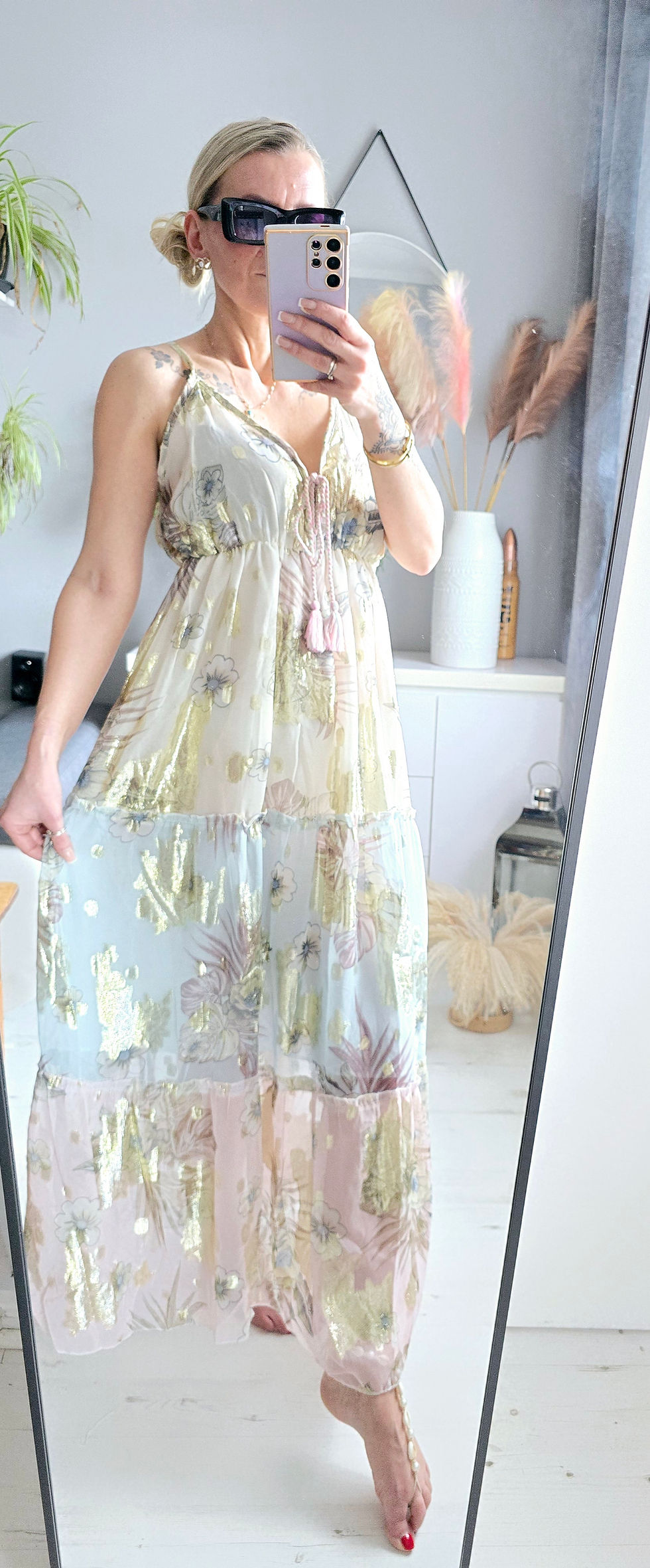 Thumbnail: Boho Summer Dress- mint