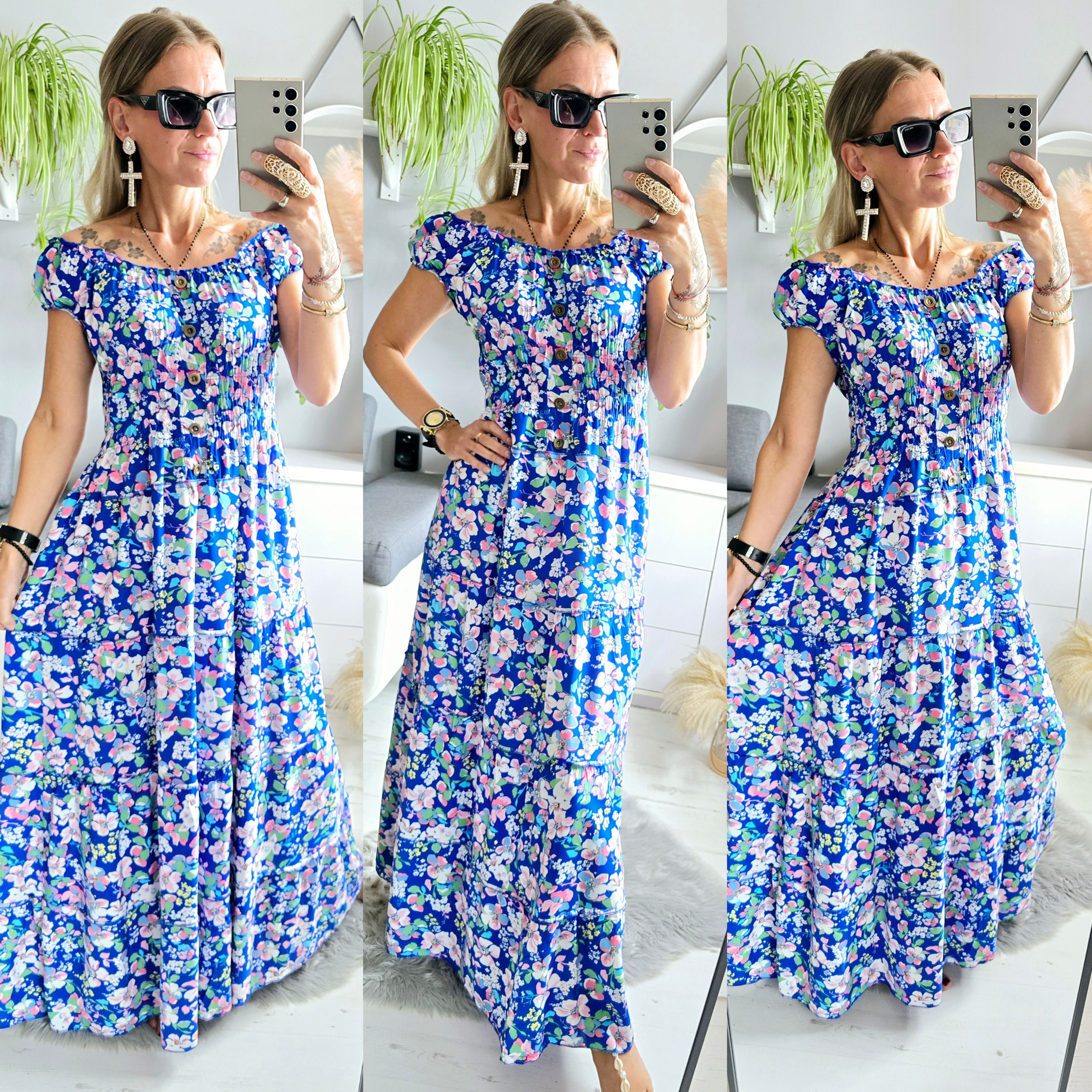 Isla Maxi Dress -Blue