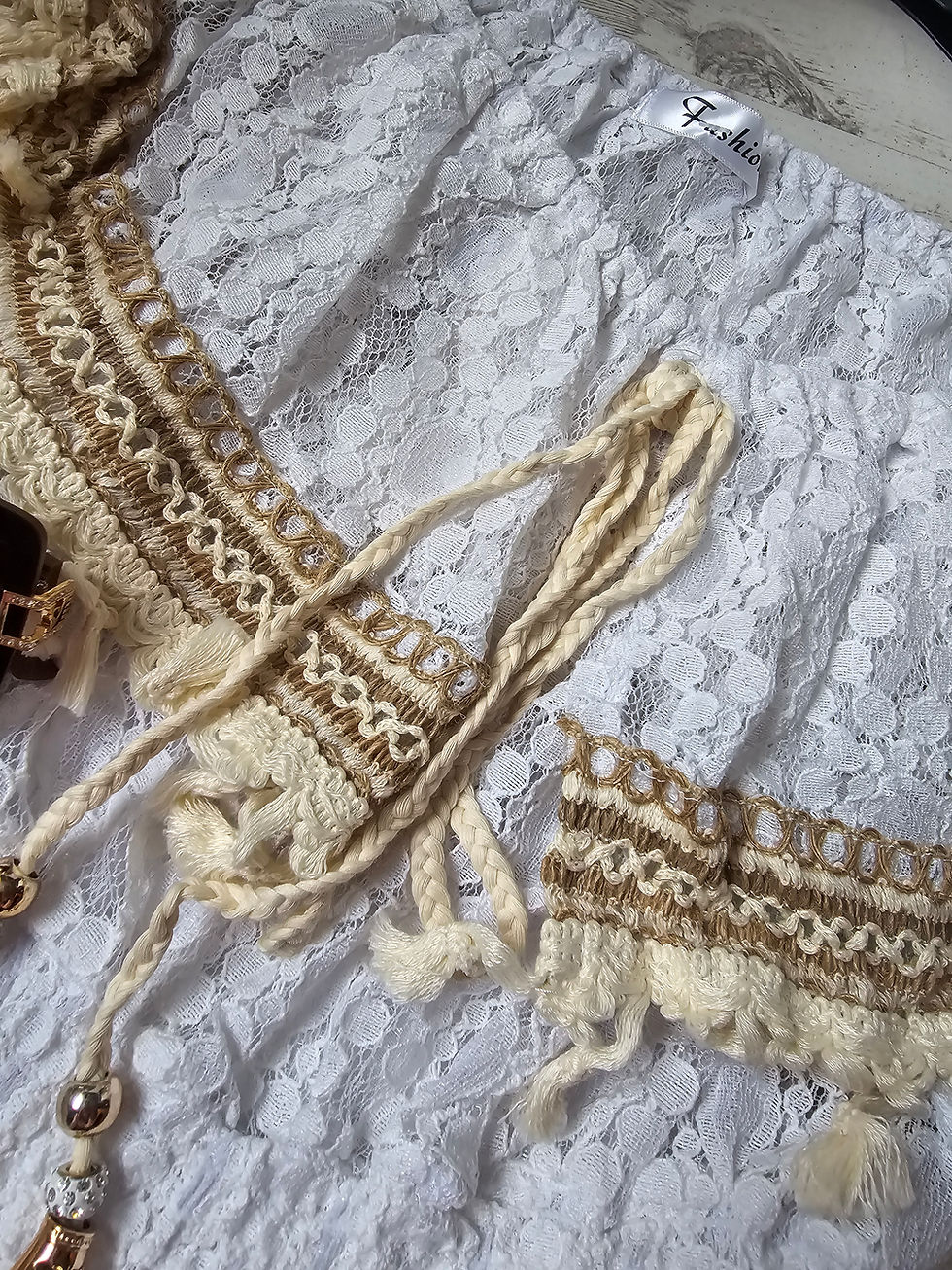 Thumbnail: Off-shoulder Crochet Dress