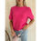 Thumbnail: Andrea short sleeve knitted Top 