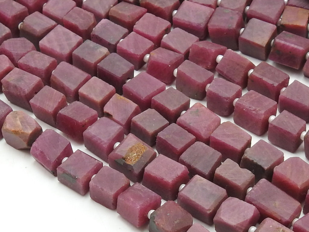 African Ruby Smooth Matte Polished Nuggets/16Inch 6X6To9X7MM Approx/TU4