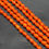 Miniature : Orange Coral Smooth Long Drop Bead 16Inch 5X3MM Approx BK-CR2
