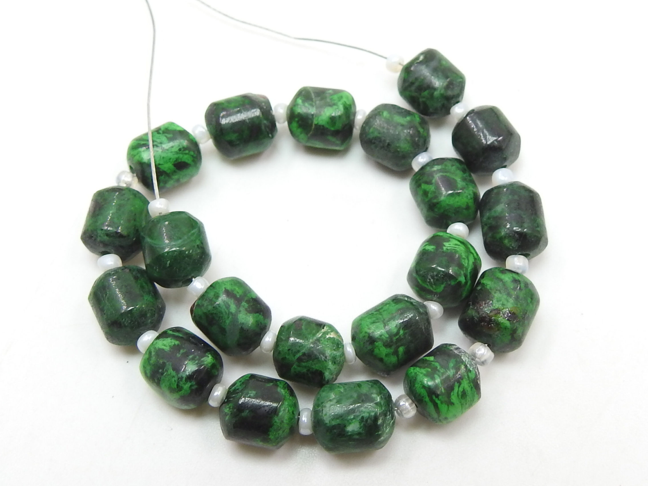 Maw Sit Sit Smooth Handmade Bead/7Inches Strand 8X7MM Approx/WM-B8