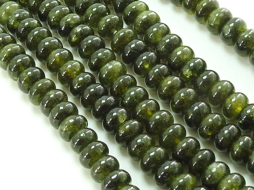 Vessonite Smooth Roundel Bead/16Inch 8MM Approx