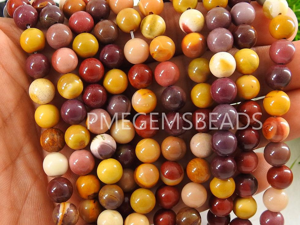 Thumbnail: Mookaite Sphere Ball Round Beads