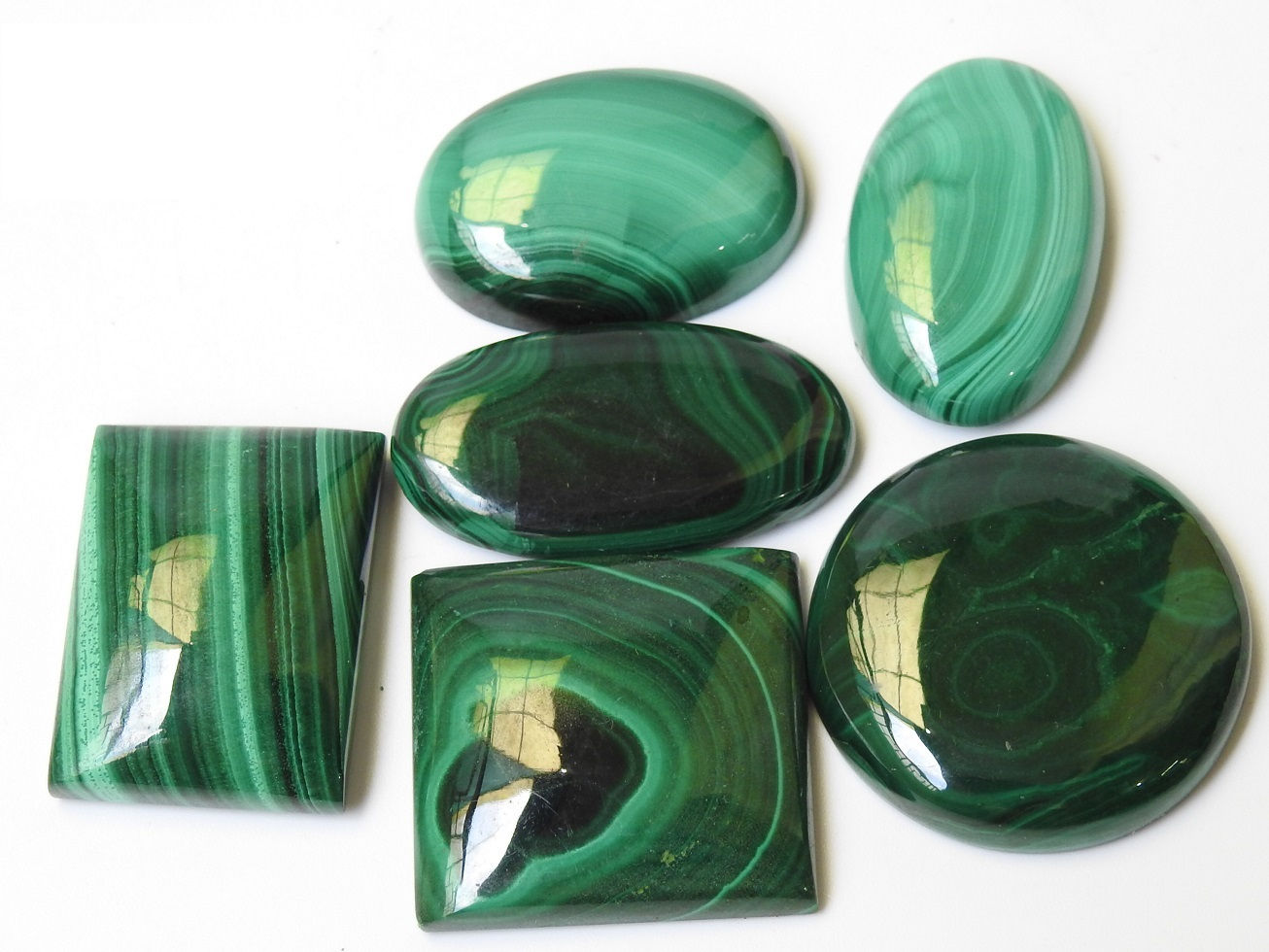 Malachite Smooth Smooth Polished Cabochon