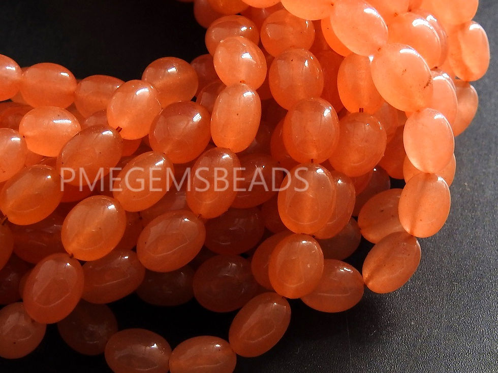 Carnelian Orange Quartz Smooth Oval Shape Tumble Nugget