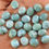 Thumbnail: Larimar Cabochon Smooth Polished Oval Shape 25 Piece Lot Calibrated Size 12X10MM