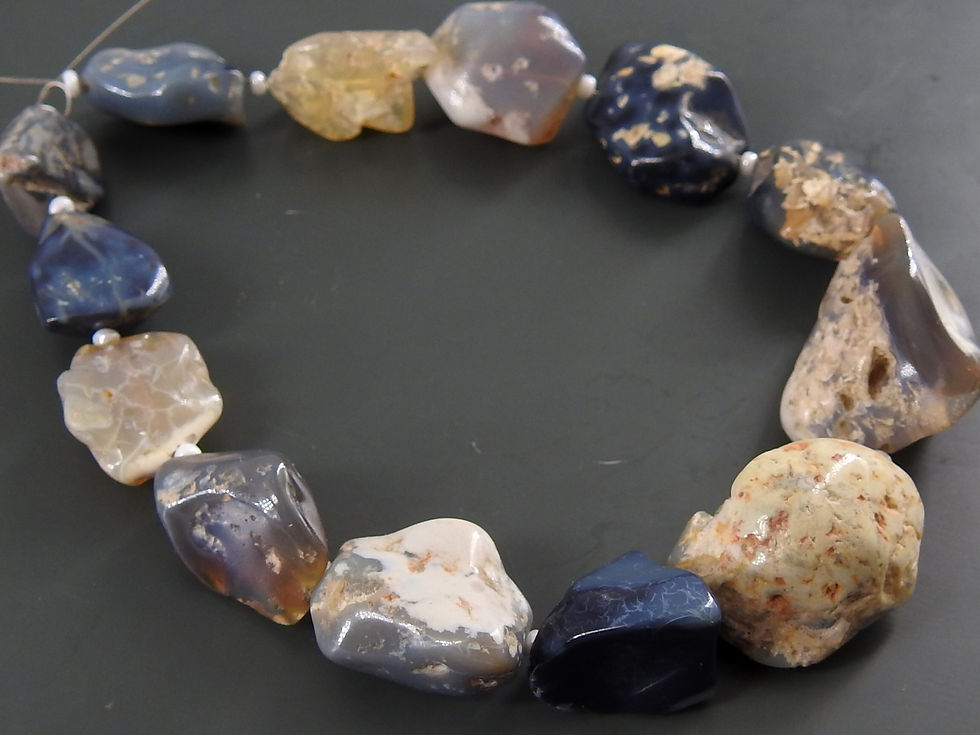 Miniature : Australian Opal Multi Color Natural Polished Rough Tumble Nugget Loose Raw