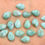 Thumbnail: Larimar Cabochon Smooth Polished Pear Shape 18 Piece Lot Calibrated Size 12X8MM