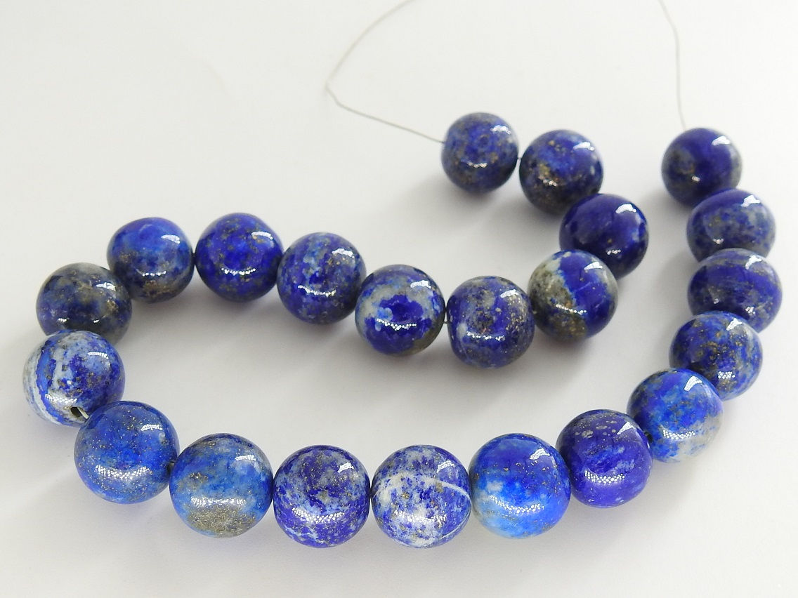 Lapis Lazuli Smooth Spheres Ball Round Beads