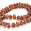 Thumbnail: Hessonite Garnet Polished Natural Rough Bead 16Inch 6-10MM Approx