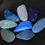 Thumbnail: Australian Opal Doublet Cabochon Lot Smooth Polished 8Piece 13To15MM Long MS/14