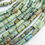 縮圖：Natural African Turquoise Smooth Tube/Cylinder/Loose Stone Bead
