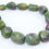 Thumbnail: Ruby Fuchsite Tumble Bead Smooth Polished 8Inch 13-20MM Long PME-TU4