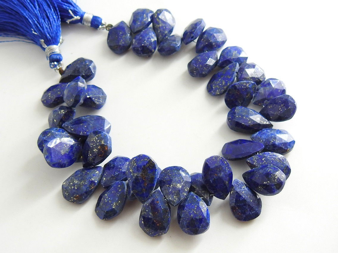 Lapis Lazuli Faceted Teardrops