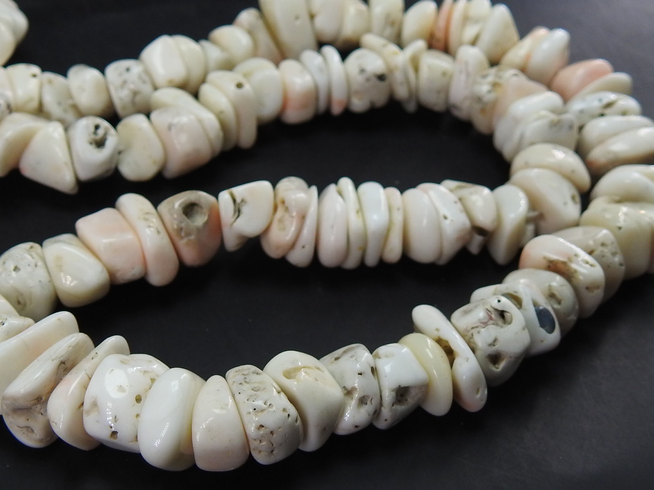 White Coral Natural Polished Rough Bead/7X6To12X10MM Approx/CR1