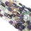 Thumbnail: Fluorite Tumble Multi Shaded Faceted Nugget 10Inch Strand 8X8-13X12MM Approx