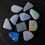 Thumbnail: Australian Opal Doublet Cabochon Lot Smooth Polished 10Piece 10To11MM MS-27