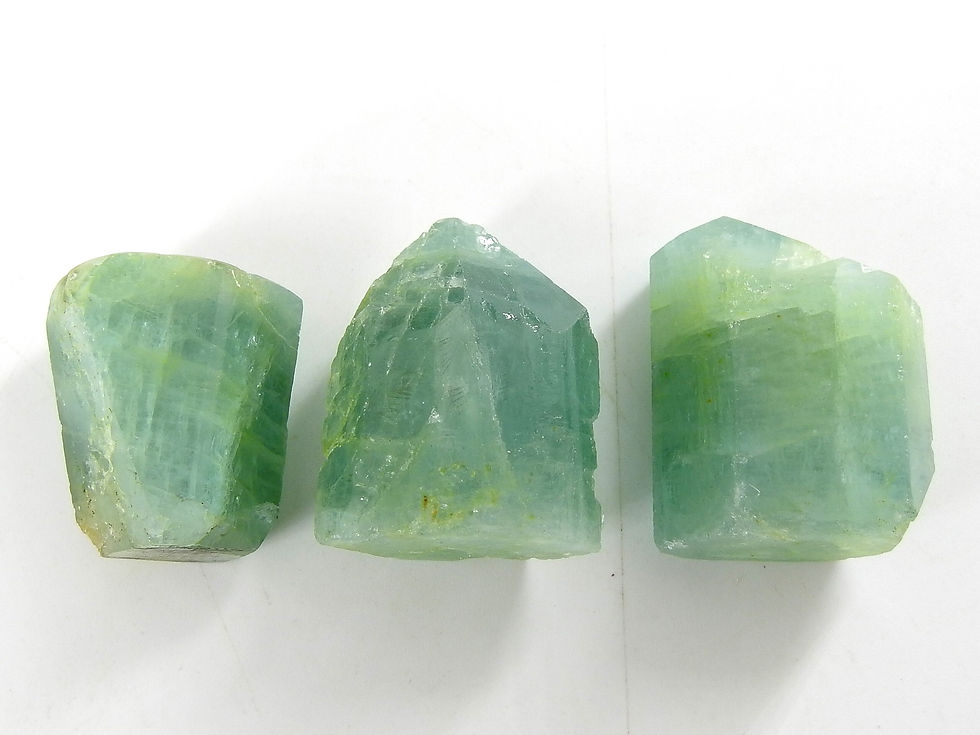 Thumbnail: Aquamarine Natural Crystal Rough Loose Raw Stone Minerals Healing Rough,