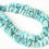 Thumbnail: Arizona Turquoise Rough Bead Smooth Polished 10Inch 9-12MM Approx