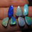 Thumbnail: Australian Opal Doublet Cabochon 7Piece 15X6 To11X6MM Approx