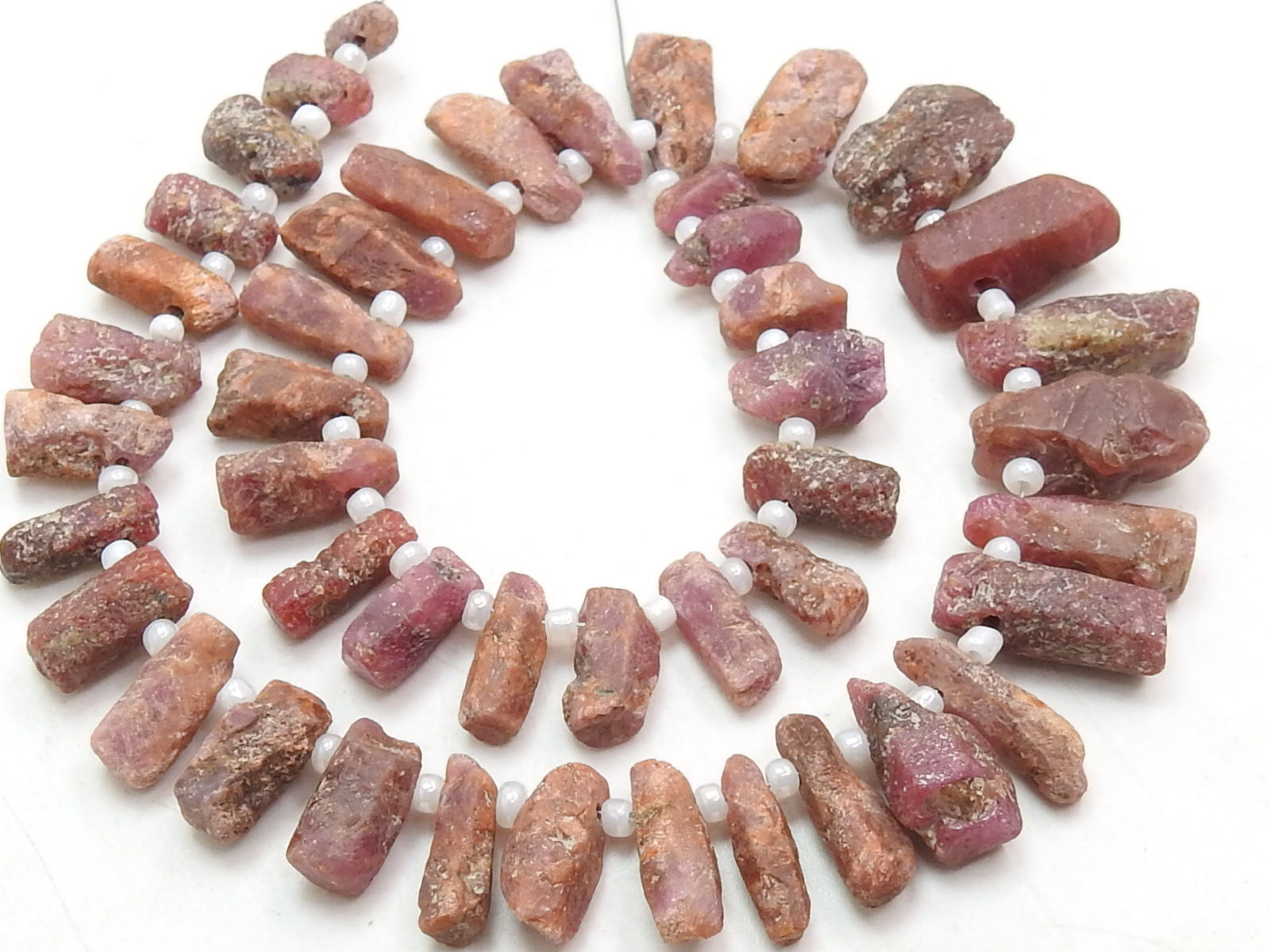 Ruby Natural Crystal Rough Stick/10Inches 8-14MM Long Approx/R3
