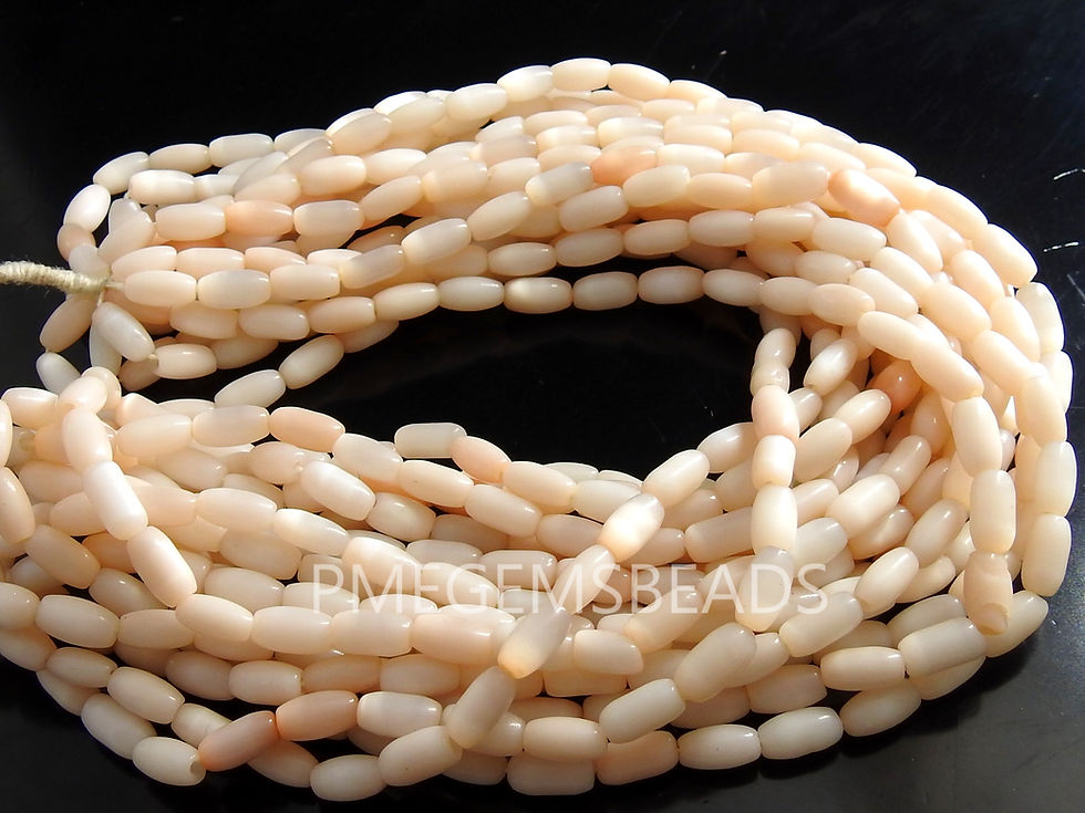 Thumbnail: Monalisa Glass Smooth Tube Shape Beads