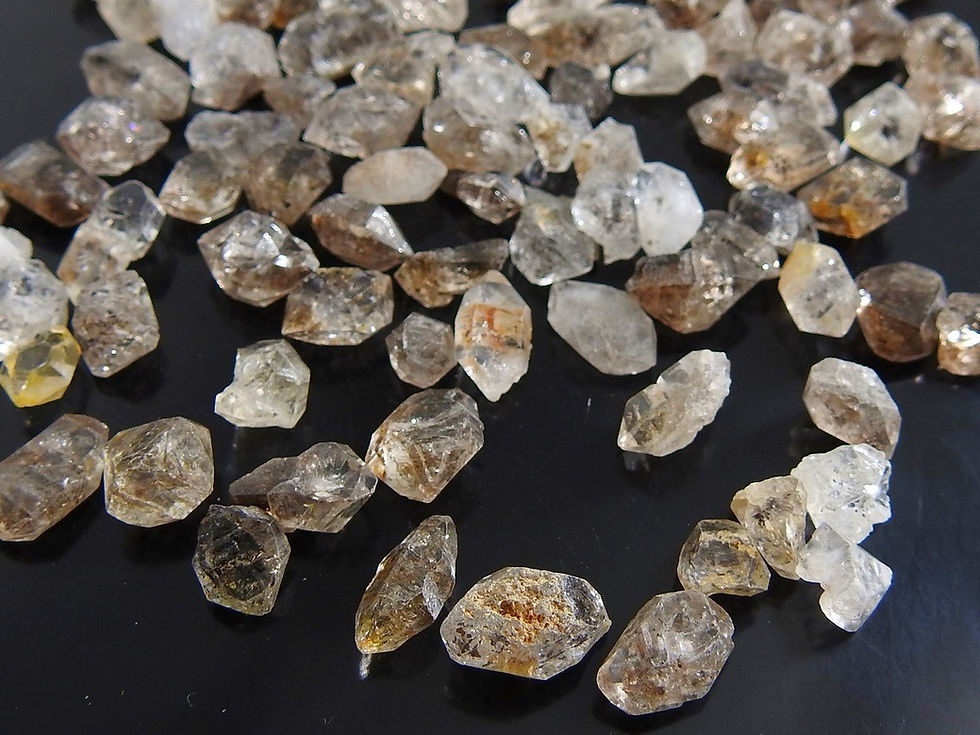 Thumbnail: Herkimer Diamond Natural Crystals Rough Minerals Gemstone Loose Raw Stone